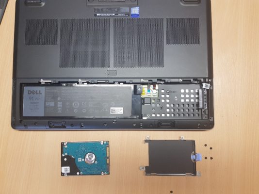 Laptop disk replacement