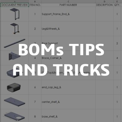 BOMs tips and tricks